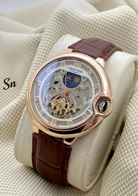 CR automatic mens watch skeleton edition