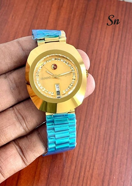RD diastar full gold automatic mens watch