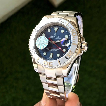 RX Yachtmaster Blue Dial Stainless Steel Automatic Mens Watch