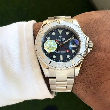 RX Yachtmaster Blue Dial Stainless Steel Automatic Mens Watch